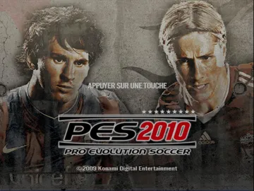 PES 2010 - Pro Evolution Soccer screen shot title